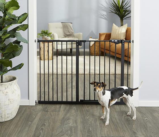 Frisco Steel Extra Wide Auto-Close Dog Gate