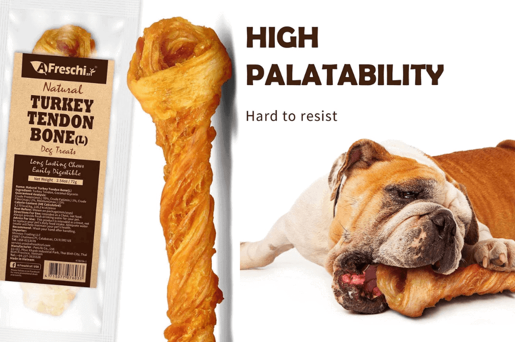 AFreschi Turkey Tendon Dog Treats